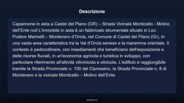 Immobile in asta di 368 m² in vendita a Castel del Piano - Foto 9