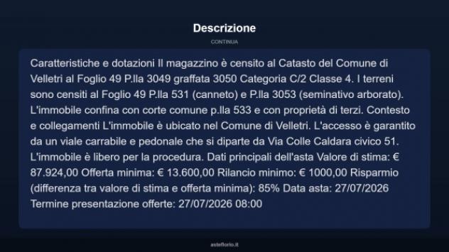 Immobile in asta di 132 m² in vendita a Velletri - Foto 5