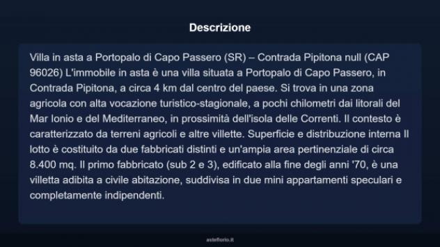 Immobile in asta di 226 m² in vendita a Portopalo di Capo Passero - Foto 17