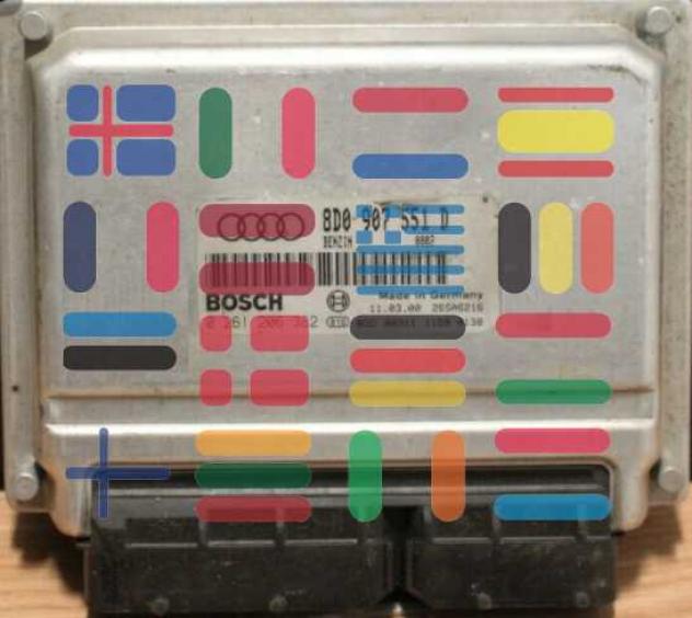 0261206382 8D0907551D Audi A4 S4 2.7 centralina motore Bosch