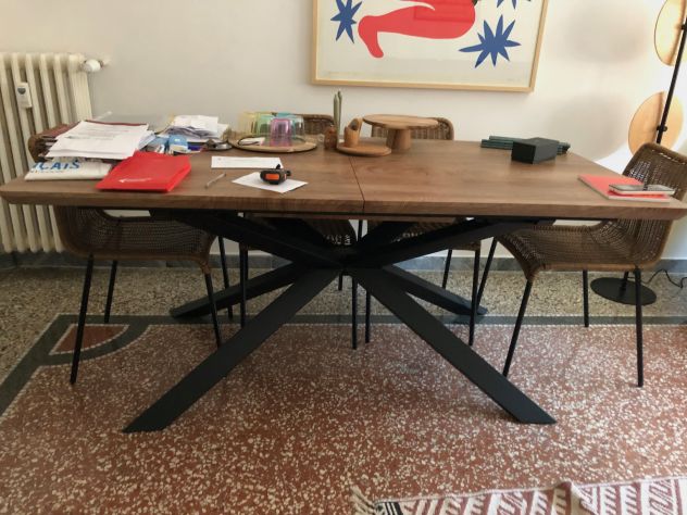 Tavolo Volpaia allungabile 140/190x80 finitura rovere