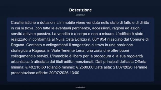 Immobile in asta di 176 m² in vendita a Ragusa - Foto 4