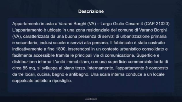 Immobile in asta di 85 m² in vendita a Varano Borghi - Foto 7