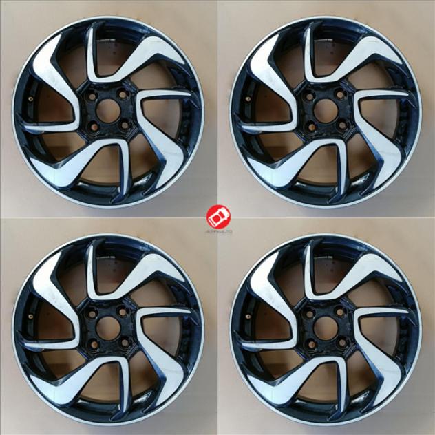 KIT 4 PEZZI CERCHIO IN LEGA LIGIER JS50 JS50L JSRC MICROCAR MGO 4/5 P98