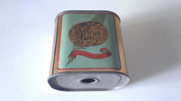 scatola latta metallo antica vintage purity olio giov di cola anni 1800 ottima - Foto 5