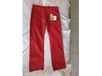 Pantaloni braghe calzoni cotone uomo rosso o verde