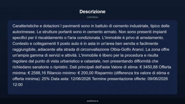 Immobile in asta di 12 m² in vendita a Olbia - Foto 5