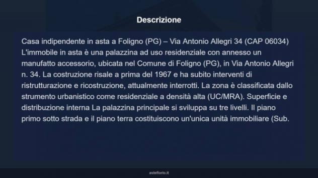 Immobile in asta di 191 m² con più di 5 locali in vendita a Foligno - Foto 11