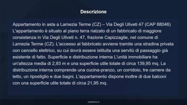 Immobile in asta di 139 m² con più di 5 locali in vendita a Lamezia Terme - Foto 17