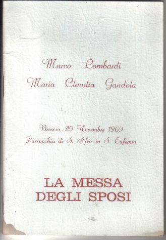R45 - LA MESSA DEGLI SPOSI