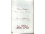 R45 - LA MESSA DEGLI SPOSI