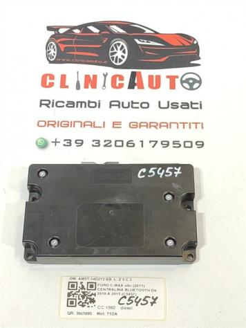 MODULO CONTROLLO BLUETOOTH FORD C - Max Serie AM5T-14D212-EB T1DA diesel 1560 (10) - Foto 3