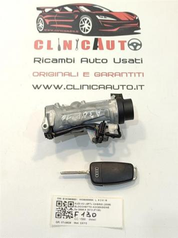 BLOCCHETTO ACCENSIONE AUDI A3 Cabriolet Serie (8P7) B1K0905851 1K0905865A CAYC (0813)