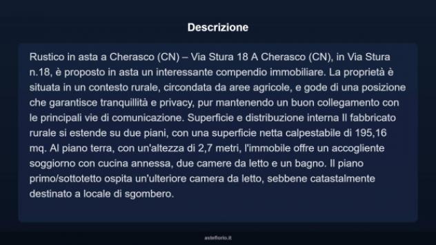 Immobile in asta di 195 m² in vendita a Cherasco - Foto 3