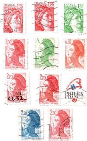 Francobolli da collezione Francia - Foto 4