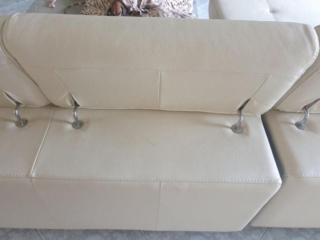 DIVANO IN PELLE POLTRONE SOFA' - Foto 3