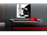 Quadro Lupin dipinto a mano pop art