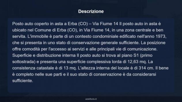 Immobile in asta di 13 m² in vendita a Erba - Foto 9