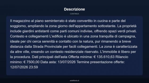 Immobile in asta di 298 m² in vendita a Campagnano di Roma - Foto 18