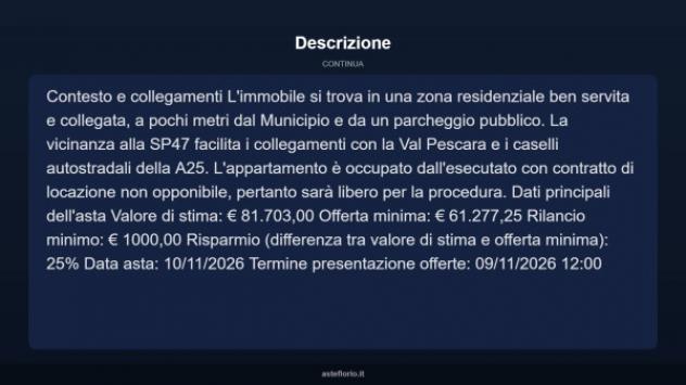 Immobile in asta di 73 m², box auto in vendita a Rosciano - Foto 12