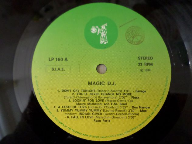MAGIC DEE JAY - Compilation Mixed - LP / 33 giri 1984 Discomagic Records - Foto 3