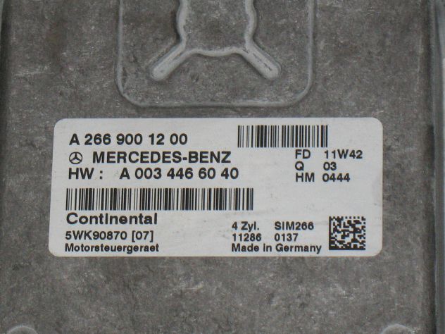 A2669001200 ECU MERCEDES CLASSE A0034466040 5WK90870 SIM266 5WK90870 (07) - Foto 2