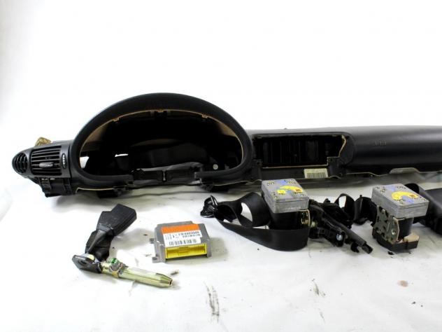 0018209726 KIT AIRBAG MERCEDES CLASSE C C200 W203 2.0 B 120KW AUT 4P (2000) RICAMBIO USATO CON PRETENSIONATORI CINTURE DI SICUREZZA, CENTRALINA AIRBAG - Foto 3