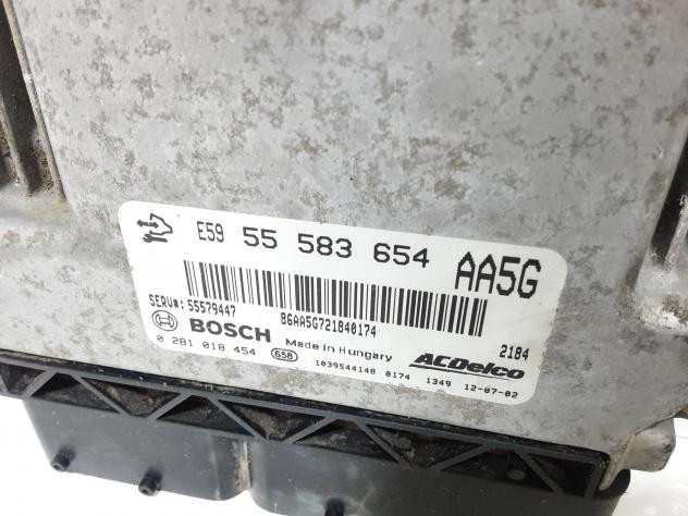 CENTRALINA MOTORE OPEL Meriva 3° Serie 55583654 A13DTE Diesel 1300 (10) - Foto 2