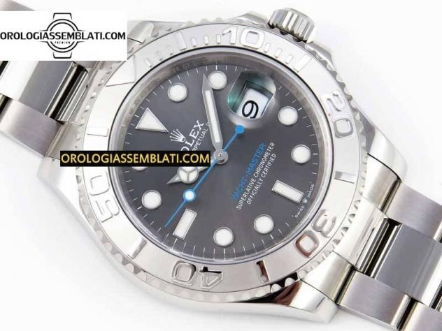 Replica Rolex YACHT-MASTER 126622 1:1 BEST EDITION QUADRANTE GRIGIO IN ACCIAIO 904L SU BRACCIALE SS 3235 - Foto 3