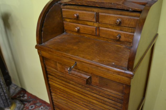 schedario classificatore a serrandina con piano di scrittura a rullo - Foto 5