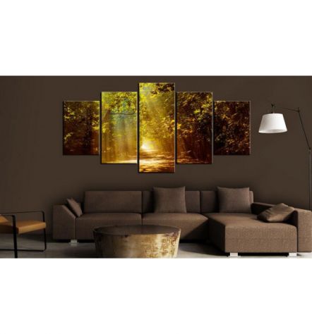 Quadro Col Tunnel Nel Bosco Cm.100x50 E 200x100 - ARREDALACASA - Foto 2