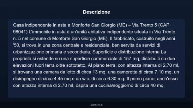 Immobile in asta di 154 m² in vendita a Monforte San Giorgio - Foto 3