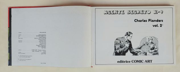 Agente Segreto X-9 Volume 2° di Charles Flanders Editrice Comic Art, aprile 1978 - Foto 5