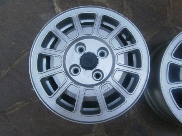 2 CERCHI IN LEGA VW GOLF GTI MK1 RABBIT SCIROCCO 5,5X13 ET38 RIF.171601025C - Foto 3