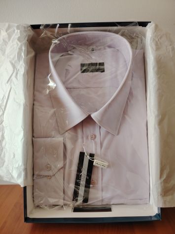 Camicia Uomo "LAVIS" Classic Calibrata manica lunga -Tg 49 collo 20 NUOVO