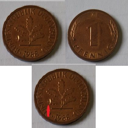 R137 - MONETE RARE CON DIFETTO DI CONIO - GERMANIA