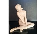 Figurina  d'epoca Rosenthal  Fritz Klimsch  ragazza seduta  numero 1623
