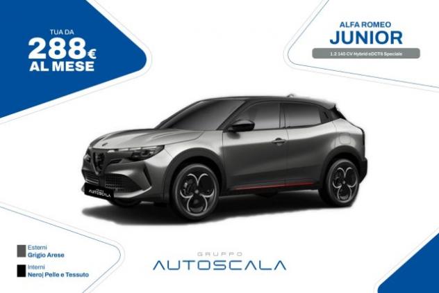 ALFA ROMEO Junior 1.2 145 CV Hybrid eDCT6 Speciale #TettoApribile rif. 24080127