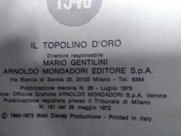 2 TOPOLINO D'ORO anni 70 - Foto 7