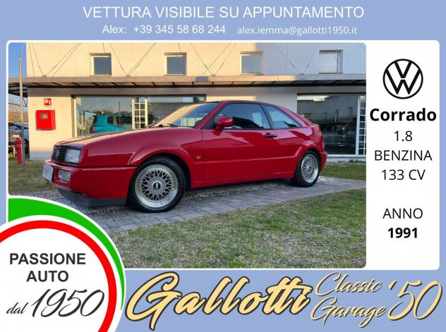 Volkswagen Corrado 1.8 benzina 133cv