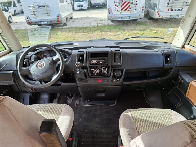 MOTORHOME RAPIDO DUCATO BASCULANTE LETTI GEMELLI GARAGE SEMIDINETTE CLIMATIZZATORE CAMPER CAMPEGGIO USATI GENERALI 1449 - Foto 9