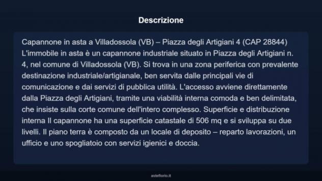Immobile in asta di 506 m² in vendita a Villadossola - Foto 10
