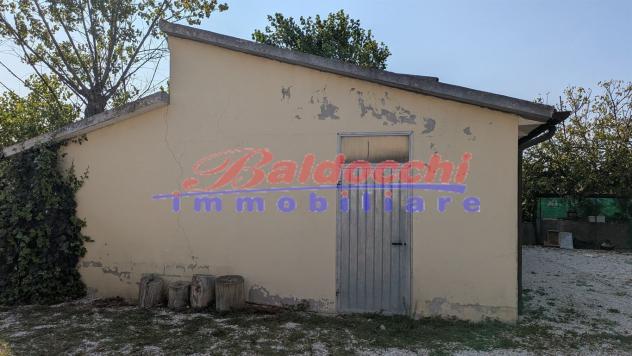Carrara di Fano, in trifamiliare, appartamento indipendente al piano terra con scoperto. - Foto 12
