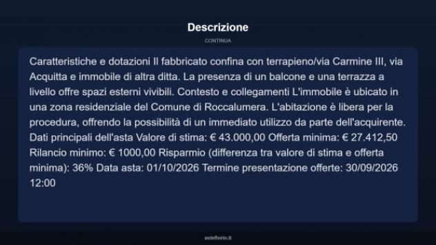 Immobile in asta di 86 m² in vendita a Roccalumera - Foto 6