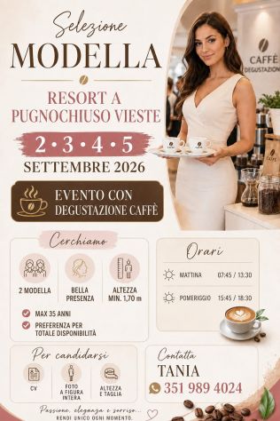 HOSTESS DI RAPPRESENTANZA VIESTE