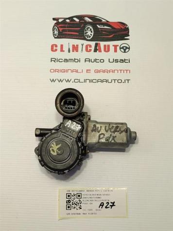 MOTORINO ALZAVETRO POSTERIORE DESTRA TOYOTA Avensis Verso 85710-44050 062040-1571 (0106)