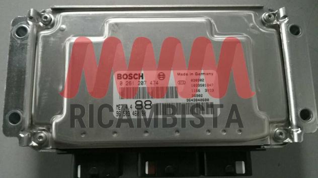 0261207474 9650346080 Peugeot 307 1.6 centralina motore Bosch
