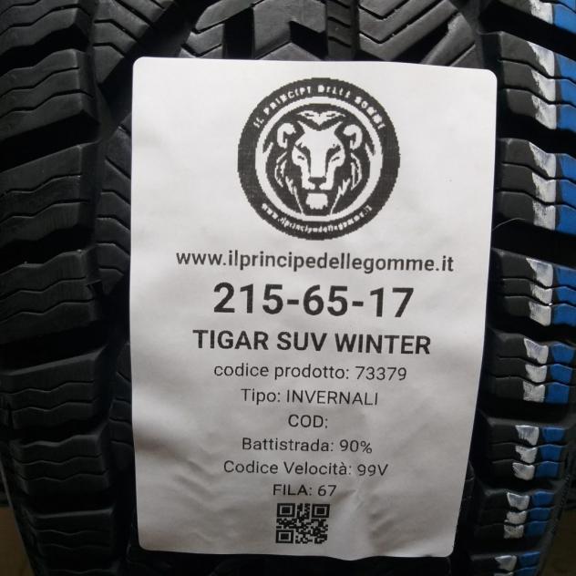 4 GOMME 215 65 17 TIGAR A73379 - Foto 2