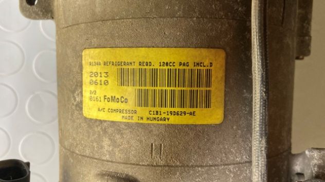 Compressore climatizzatore Ford B-Max 1.0 Ecoboost del 2014 (C1B1-19D629-AE) - Foto 5