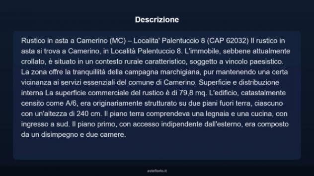 Immobile in asta di 79 m² in vendita a Camerino - Foto 3